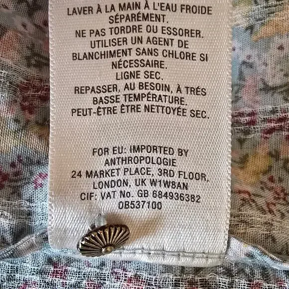 Anthropologie Maeve Gelise Floral Blouse - Picture 10 of 14